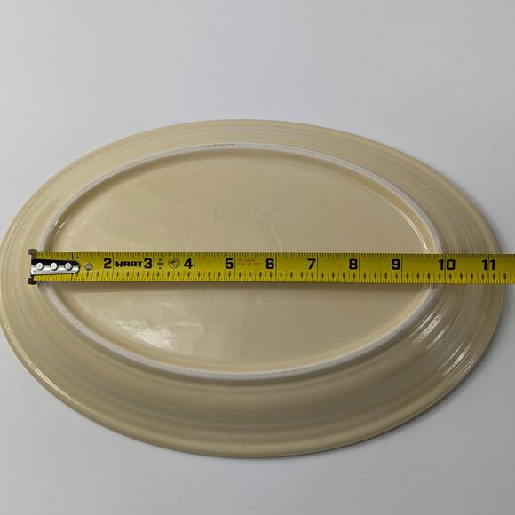 Fiestaware Ivory 13 5/8 Serving Platter Tray Retired Replacement Modern 08-24 - Picture 12 of 12
